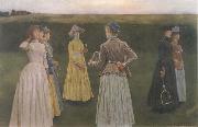 memories Lawn Tennis Fernand Khnopff